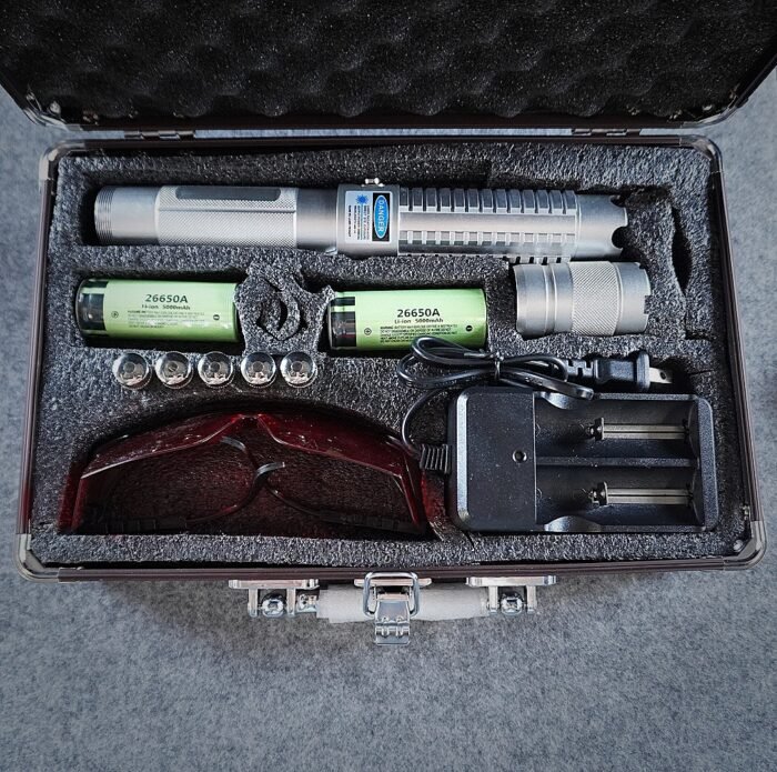 VulcanRay Powerful Blue Laser Pointer 50000mW Burning Laser Compatible with Laser 301 - Image 2